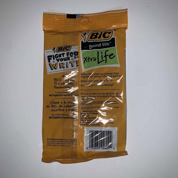 BIC Round Stic Xtra Life Ballpoint Pens, Red ink 250pcs 25pk - Picture 3 of 4